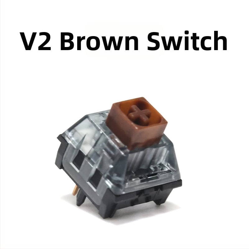 Kailh BOX V2 mechaninis klaviatūros jungiklis, linijinis, hot-swappable, universalus suderinamumas, 2 g už jungiklį