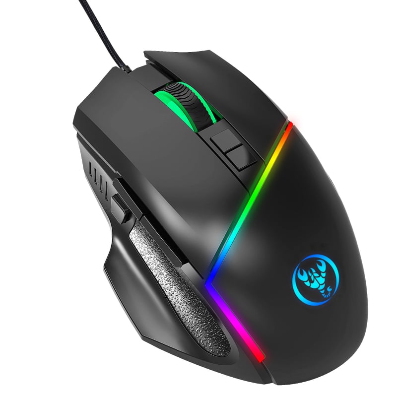 A876 laidinė pelė, 6400 DPI, 7 mygtukai, USB, ergonomiška