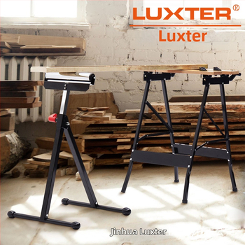 LUXTER Αξεσουάρ για τραπεζοπριονοκόπτη — Μεγάλη βάση πλάκας με Α-σχήματος ρόλα, πλάκα συγκόλλησης (splice plate), λειτουργία από ένα άτομο