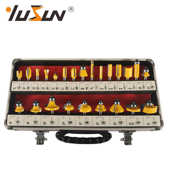 Σετ φρεζών τελικού κατεργασμού για ξύλο, 24 τεμάχια, σειρά 24A, μάρκα Yusheng