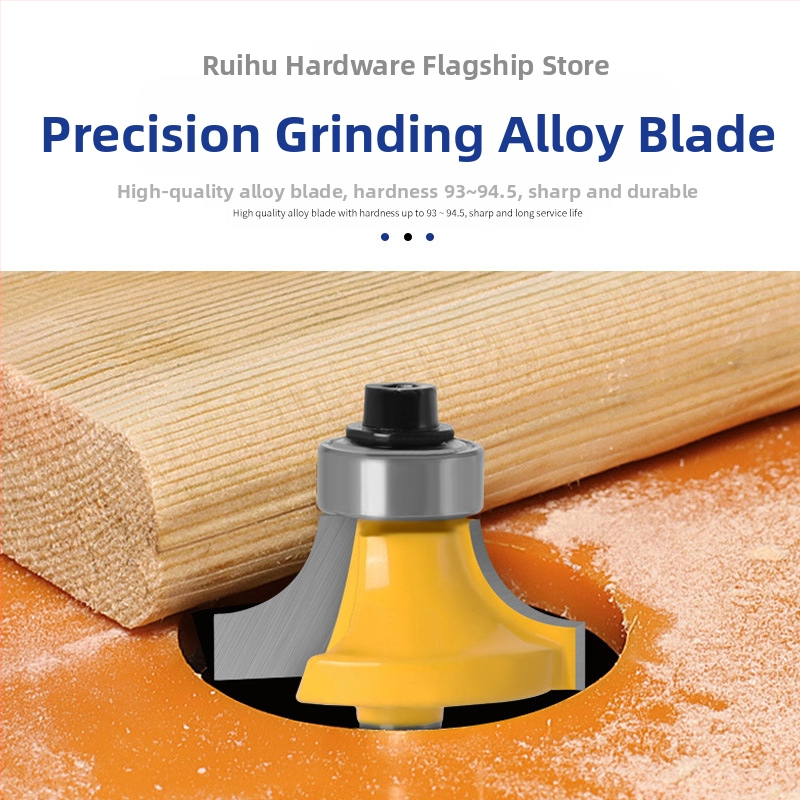 Комплект дървообработващи фрези, 4 бр. – сферична глава, сплав, слотираща фреза