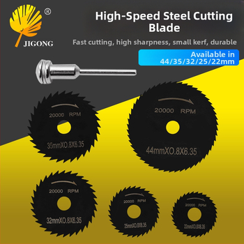 Journalist 6 vnt. pjovimo peilių iš aukštos greičio plieno rinkinys medienos ir metalo pjovimui