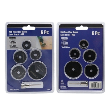 Journalist 6 vnt. pjovimo peilių iš aukštos greičio plieno rinkinys medienos ir metalo pjovimui