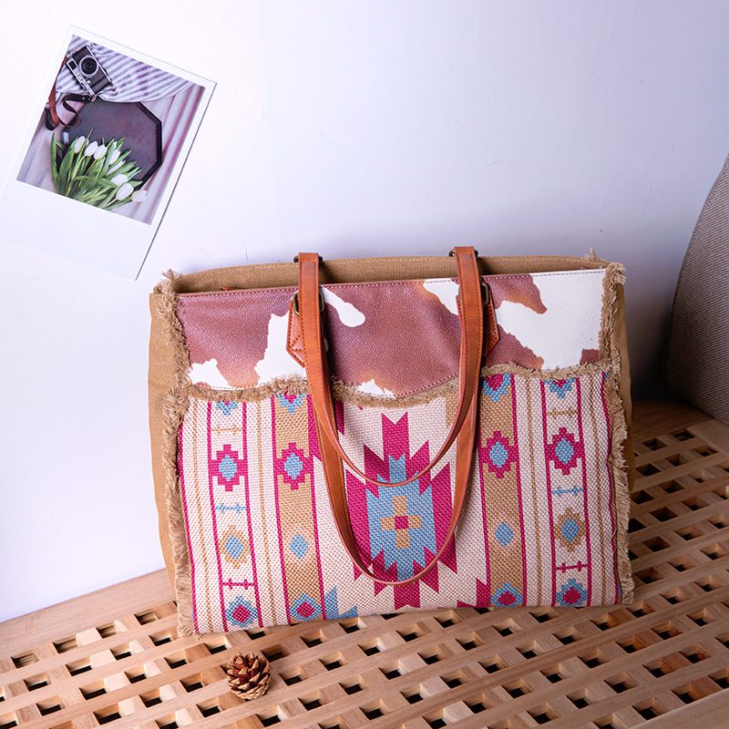 Geantă Tote din pânză canvas | Material: pânză canvas, Căptușeală din poliester, Formă verticală pătrată, Sezon vară 2022, Utilizare zilnică