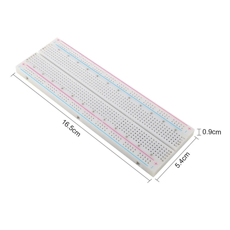 MB-102 breadboard, Rong Yuwei, φλογοανθεκτική μόνωση, επεξεργασία με ηλεκτρολυτικό φιλμ, έτοιμο για DIY