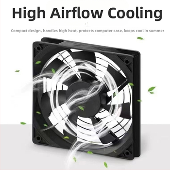 USB maršrutizatoriaus aušintuvo laikiklis — ventiliatoriaus aušinimas, 5V, modelis 12025, kabelio ilgis 95 cm