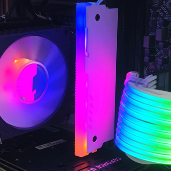 Паметова луминесцентна охладителна жилетка с ARGB синхронизация, 5V 3-пинов интерфейс, модел HXK-00023