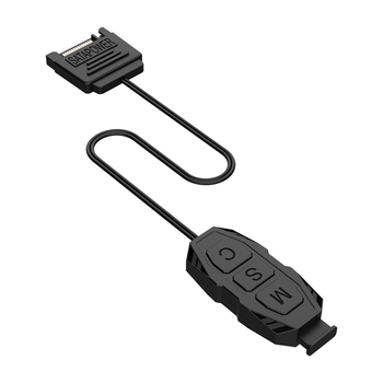 RC-01 ARGB контролер с 5V, 3-пинов ARGB интерфейс за осветление на корпусни вентилатори, безжично RGB дистанционно управление, SATA захранване