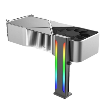 Βραχίονας κάρτας γραφικών, αλουμινίου, με αερόψυξη, βάρος 0,15 kg, υπερ-ήσυχος