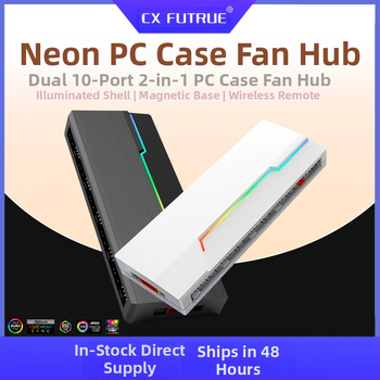 Универсален ARGB PWM хъб за вентилатори, двойно 10-канален, 5V 3-пин контролер