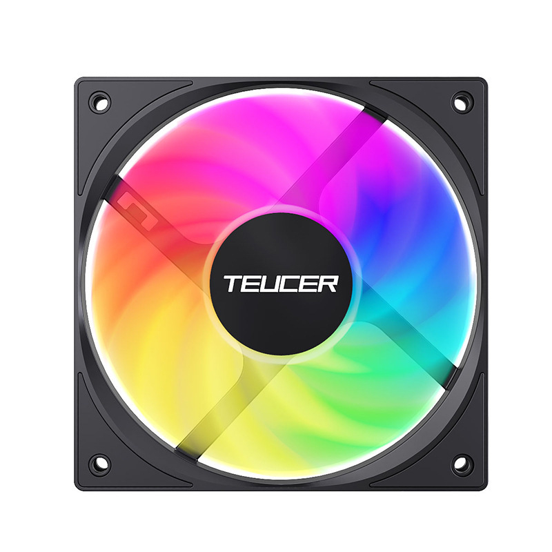 Ανεμιστήρας ψύξης CPU με ARGB για επιτραπέζιο κουτί, υδραυλικοί ρουλεμάν, 800-2400 RPM, 34 dB(A)