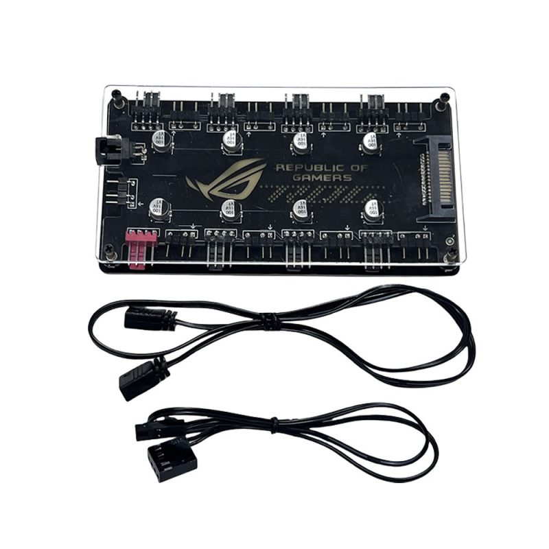 Chassis fan hub BXK-00047 със Shengguang синхронен вентилаторен контролер (OEM)