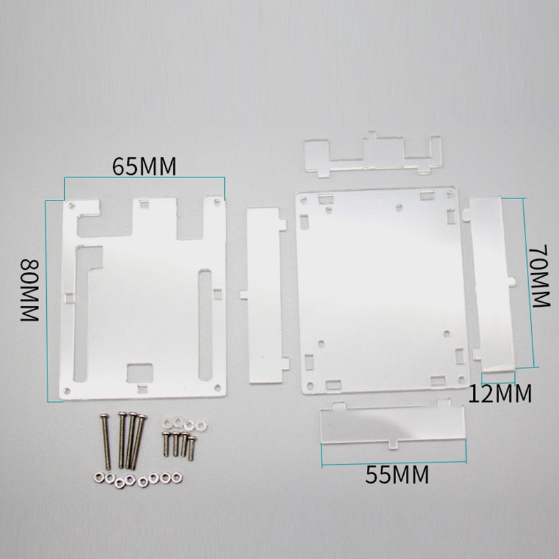 Arduino развоен плат корпус — акрилен прозрачен корпус, защита M133