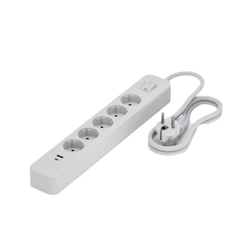 Europos standartų Schuko kištukų skirstytuvas, 3.1A, 100-250V AC, 3000W, PC korpusas, CE sertifikatas