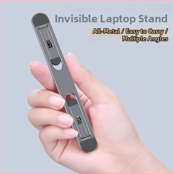 Sulankstomas nešiojamojo kompiuterio laikiklis iš aliuminio lydinio su aušinimo baze, nešiojamas stalinis pakėlėjas iPad 2 ir kitiems planšetiniams kompiuteriams, svoris 0,025 kg