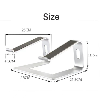 Nešiojamojo kompiuterio stovas iš aliuminio lydinio, sulankstomas, nešiojamas stalinis pakėlėjas Shengpeng SP-9S