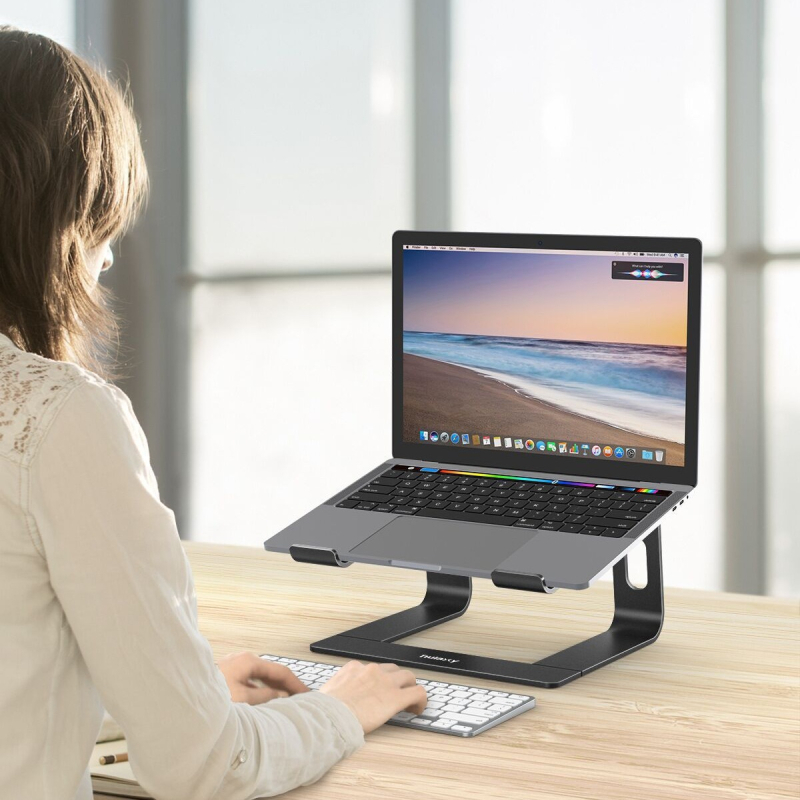 Nešiojamojo kompiuterio stovas iš aliuminio lydinio, sulankstomas, nešiojamas stalinis pakėlėjas Shengpeng SP-9S