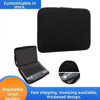 Atsparus vandeniui nešiojamojo kompiuterių dėklas su užtrauktuku, vidinė kišenė kompiuteriui, poliesterio įdaila, logotipo spausdinimas galimas