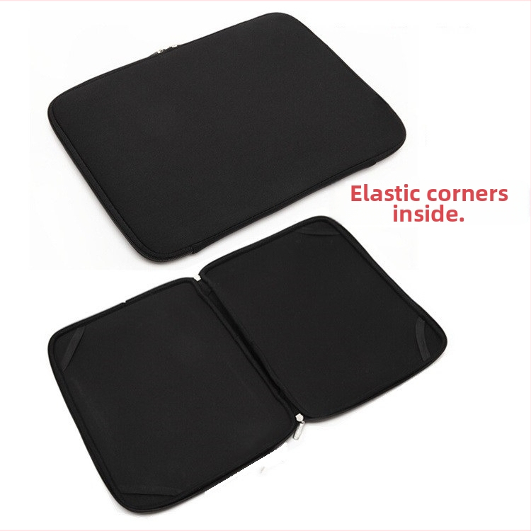 Водоустойчив калъф за лаптоп с цип, вътрешен джоб за компютър, подплата от полиестер и възможност за печат на лого
