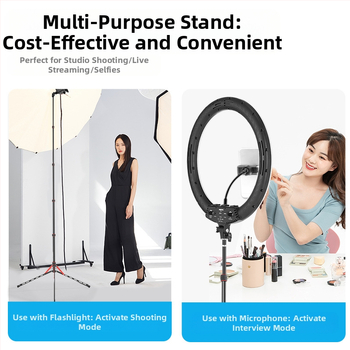 GM220 profesionalni stalak za fotografiju rasvjetu, aluminijska legura, visina 49.5–220 cm, nosivost 2.5 kg, 5 segmenata, promjer cijevi 1.3/1.6/1.9/2.2/2.5 cm