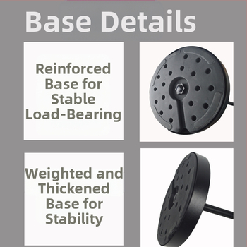 Μεταλλική ρυθμιζόμενη βάση δαπέδου για surround/satellite ηχεία, μοντέλο 306