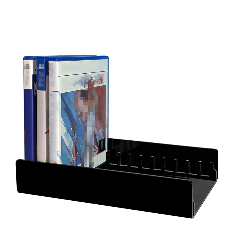 Ακρυλική βάση προβολής δίσκων PS5/PS4 για παιχνίδια, κοπή με λέιζερ, με ταψί