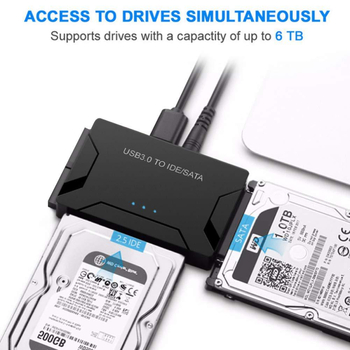 USB 3.0 σε SATA/IDE αντάπτορας καλώδιο AY58ide, χαλκώδης αγωγός, μήκος 0,5 μm, για PC