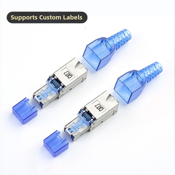 RJ45 συνδετήρας χωρίς εργαλεία Cat7/Cat6A – κεφαλή κρυστάλλου, για διακόπτες