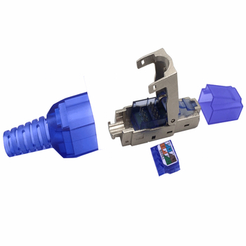 RJ45 συνδετήρας χωρίς εργαλεία Cat7/Cat6A – κεφαλή κρυστάλλου, για διακόπτες