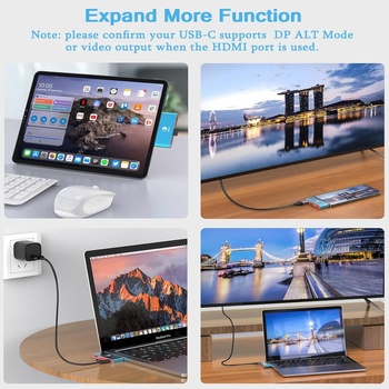 Type-C į HDMI laidą Nintendo Switch, 4K vaizdo išvestis, 5Gbps perdavimo greitis, nereikia išorinio maitinimo, 1–3 šakos, OEM palaikymas, spalvinga pakuotė.