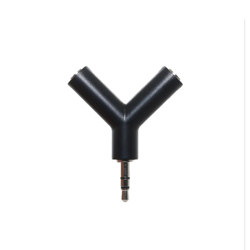 BR 1 į 2 garso skirstytuvas, garso išvesties adapteris, licencijuota privataus prekinio ženklo etiketė, sandėlyje