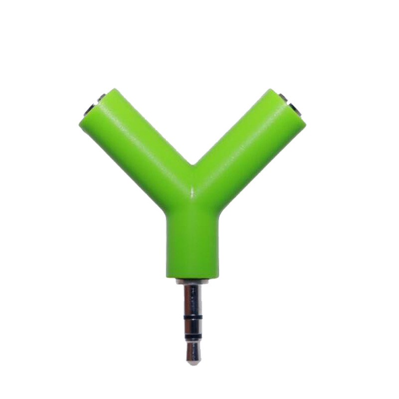 BR 1 į 2 garso skirstytuvas, garso išvesties adapteris, licencijuota privataus prekinio ženklo etiketė, sandėlyje