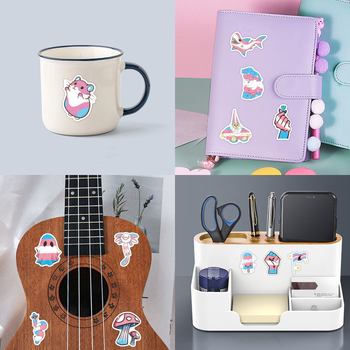 Αδιάβροχα αυτοκόλλητα διακοσμητικά σε ιαπωνικό στυλ για ημερολόγια και ποτήρια νερού με εκτύπωση HD