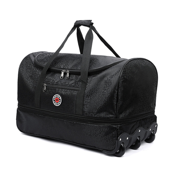 Ουδέτερο street-trendy 36-55L Oxford βαλίτσα με επεκτειόμενους τροχούς για ταξίδια αναψυχής, αναπνεύσιμη, αδιάβροχη και ανθεκτική στη φθορά, επένδυση πολυεστέρα