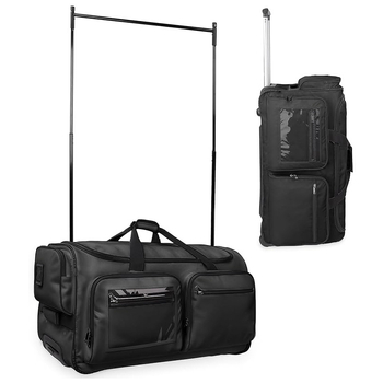 Ταξιδιωτική τσάντα με ράβδο κρεμάσματος, μεγάλη χωρητικότητα 36–55L, υλικό Oxford, αδιάβροχη και μονωμένη, επένδυση πολυεστέρα, μάρκα YCW.