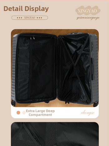 Βαλίτσα αποσκευών με ροδάκια παντός τύπου, TSA συνδυαστικό κλείδωμα, ABS υλικό, επεκτειόμενος σχεδιασμός, μεγάλος όγκος – 2024 νέο μοντέλο