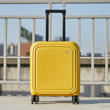 Ming xiao αποσκευή χειρός με φερμουάρ, 360° τροχοί, επένδυση ABS+PC, κατάλληλη για επαγγελματικά ταξίδια