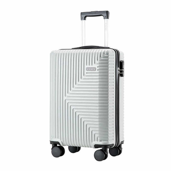 EKX-6011 koferis ar riteņiem — ABS+PC materiāls, mūsdienīgs minimālistisks dizains, piemērots studentiem un biznesceļojumiem, ideāla kā biznesa dāvana