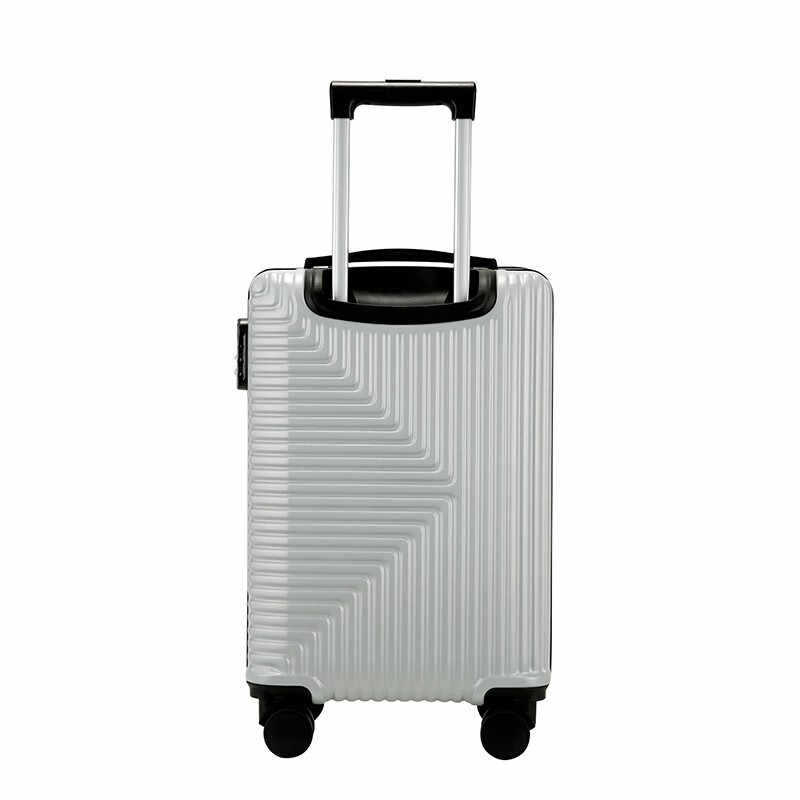 EKX-6011 koferis ar riteņiem — ABS+PC materiāls, mūsdienīgs minimālistisks dizains, piemērots studentiem un biznesceļojumiem, ideāla kā biznesa dāvana