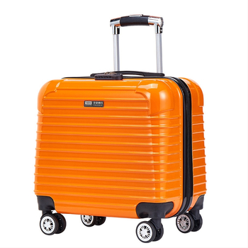 Γυαλισμένο PC κουτί αποσκευών με ρόδες παντός τύπου, κλείσιμο με φερμουάρ, κωδικός, προστασία από κλοπή