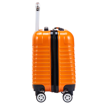 Γυαλισμένο PC κουτί αποσκευών με ρόδες παντός τύπου, κλείσιμο με φερμουάρ, κωδικός, προστασία από κλοπή