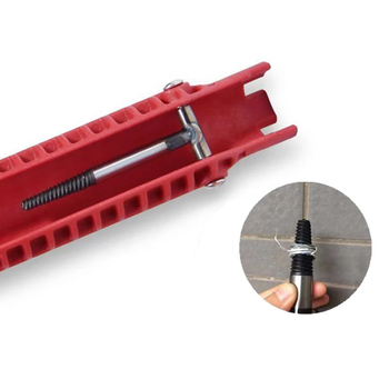 8-u-1 višenamjenski alat za drez i vodovodne cijevi, alat za montažu u kupaonici, izrađen od bakrene legure