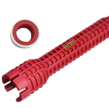 8-u-1 višenamjenski alat za drez i vodovodne cijevi, alat za montažu u kupaonici, izrađen od bakrene legure