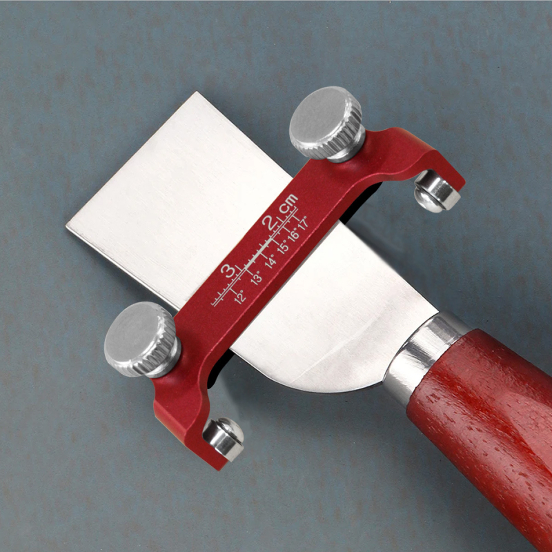 Острилка за длето с фиксиран ъгъл за дървообработване (ръчна, алуминиева сплав)