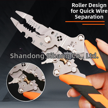Industrijske sklopne višefunkcionalne kliješta za skidanje izolacije, 12 u 1 — Zhuan Yi; Sklopive; V-oblik; Težina 0,192 kg