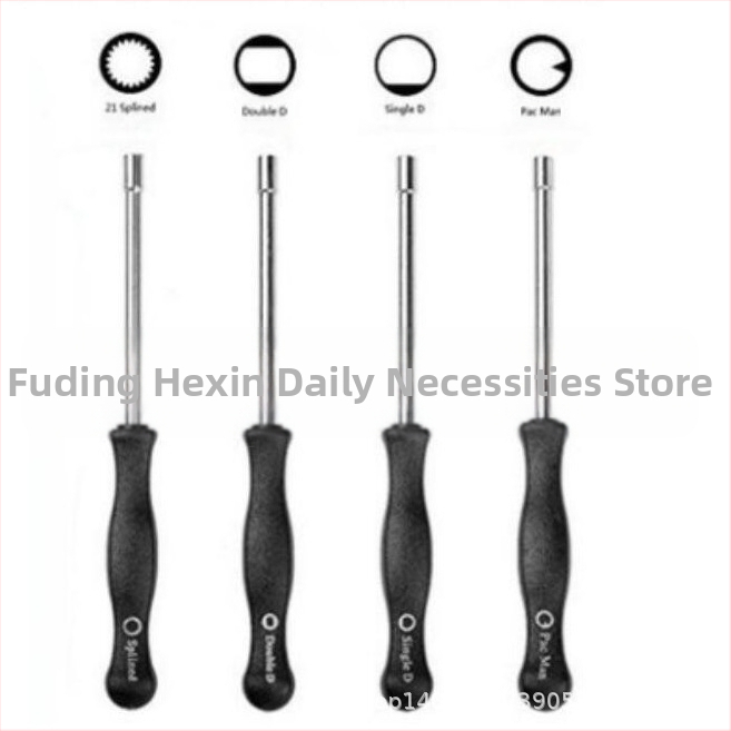 LISM комплект карбураторни отвертки за прецизна настройка, никел-хромова неръждаема стомана, изолиран, не магнитен, тегло 0.1