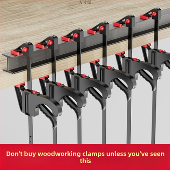 F tipo staliaus spaustukas, patobulinta konstrukcija medinėms plokštėms, stačiu kampu, dviejų vienetų rinkinys