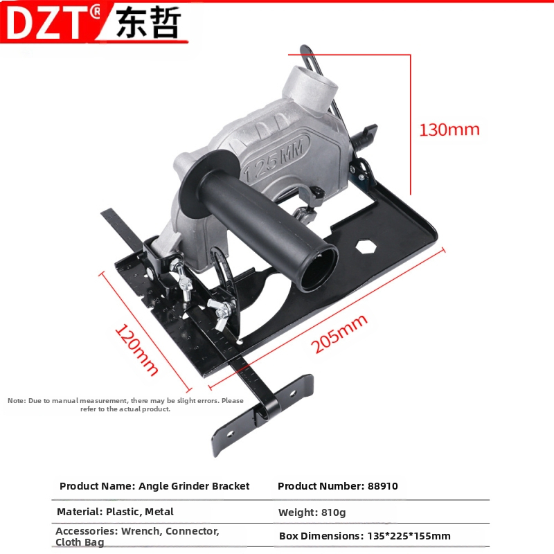 Οικουμενικό στήριγμα για γωνιακό τροχό, μοντέλο 88910, κατασκευή από πλαστικό κράμα, κατάλληλο για διάφορους γωνιακούς τροχούς, συντήρηση τηλεπικοινωνιών