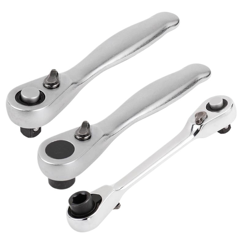 Dvipusis veržliaraktis su 72 dantimis, 1/4 colio pavara, chromo vanadžio plienas