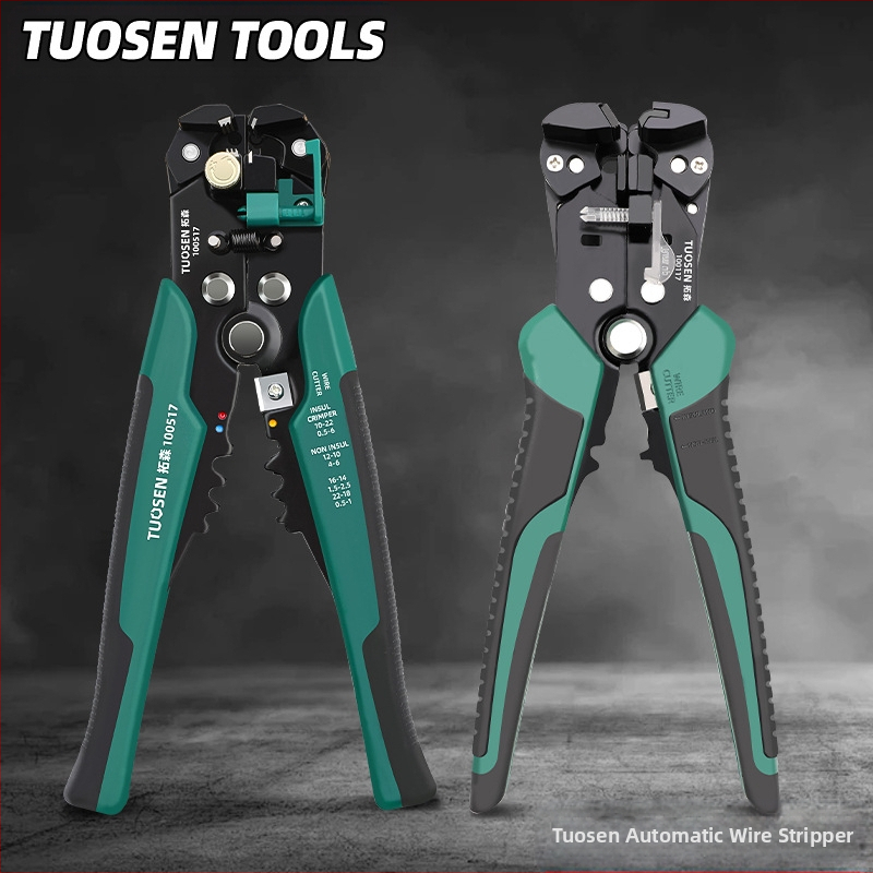 Tuosen Automatske kliješta za skidanje izolacije – Višenamjenski električarski alat, oblik kliješta, težina 0.31, automatsko skidanje izolacije